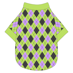 Plaid To The Bone - Halloween Argyle - The Basic Tee