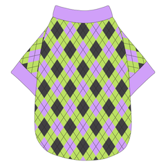 Plaid To The Bone - Halloween Argyle - The Basic Tee