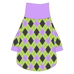 Plaid To The Bone - Halloween Argyle - The Turtleneck Tee