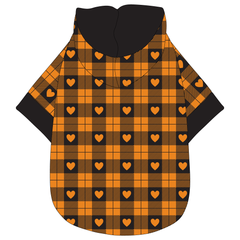 Plaid To The Bone - Halloween Heart Plaid - The Hoodie
