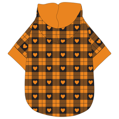 Plaid To The Bone - Halloween Heart Plaid - The Hoodie