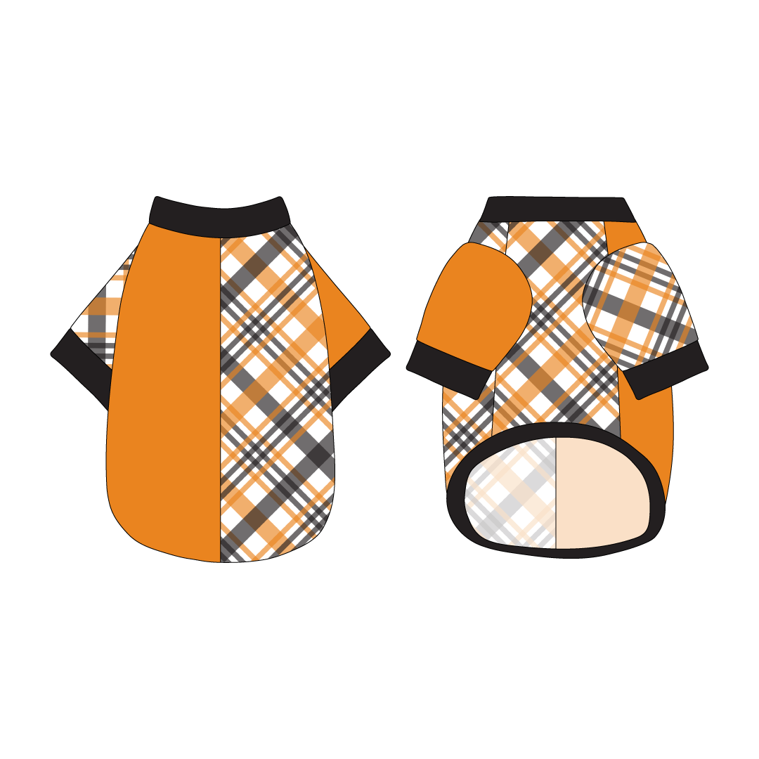 Plaid To The Bone - Halloween Plaid - The 2N1 Tee
