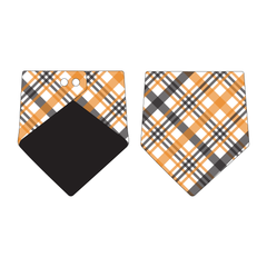 Plaid To The Bone - Halloween Plaid - The Bandana