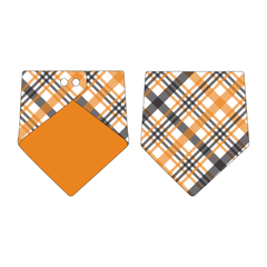 Plaid To The Bone - Halloween Plaid - The Bandana
