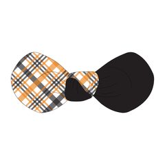 Plaid To The Bone - Halloween Plaid - The Knot Bow