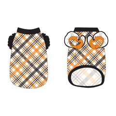 Plaid To The Bone - Halloween Plaid - La Petite Shimmy Tank