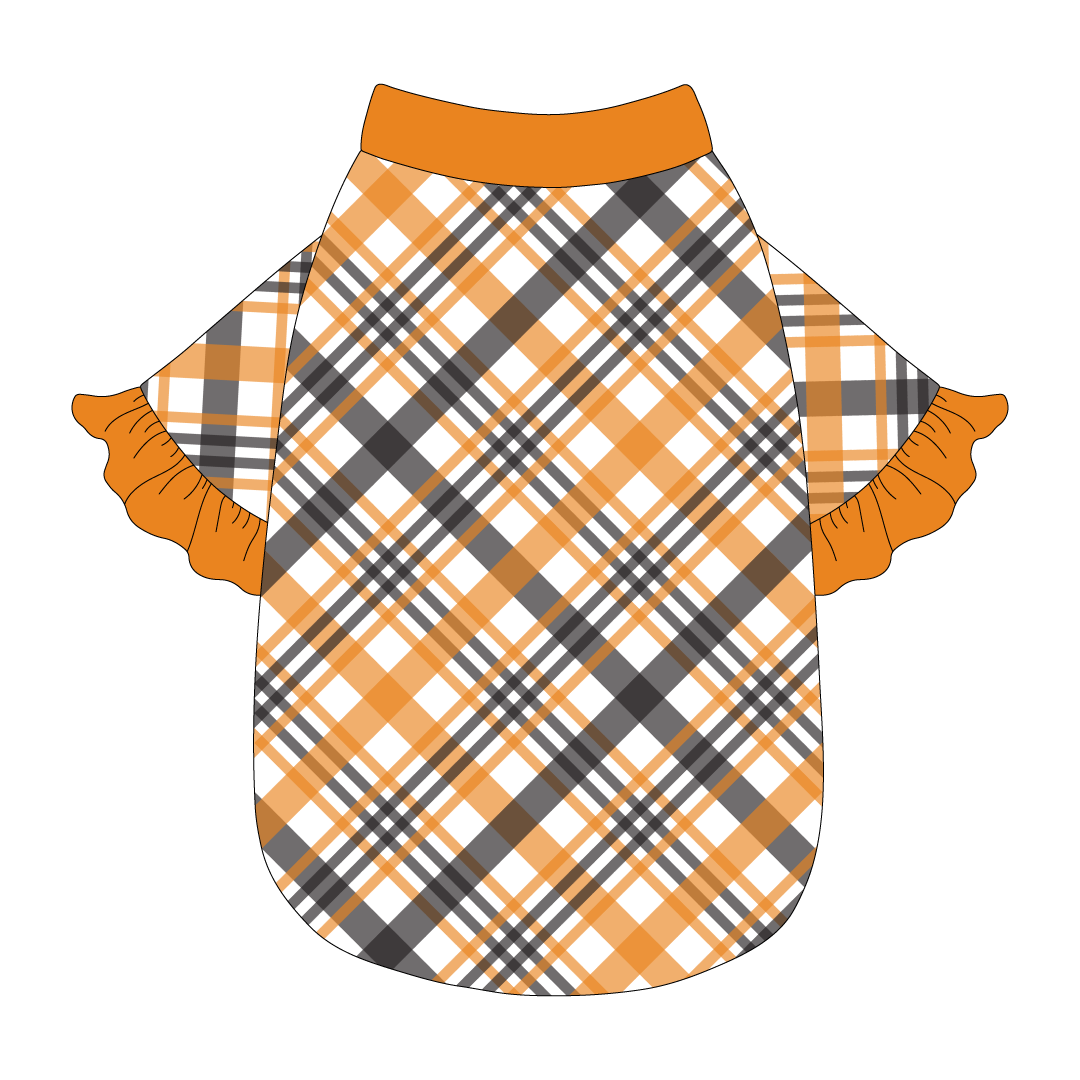 Plaid To The Bone - Halloween Plaid - The Shimmy Edge Tee