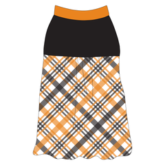 Plaid To The Bone - Halloween Plaid - The Sophia Tank
