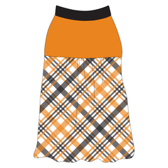 Plaid To The Bone - Halloween Plaid - The Sophia Tank