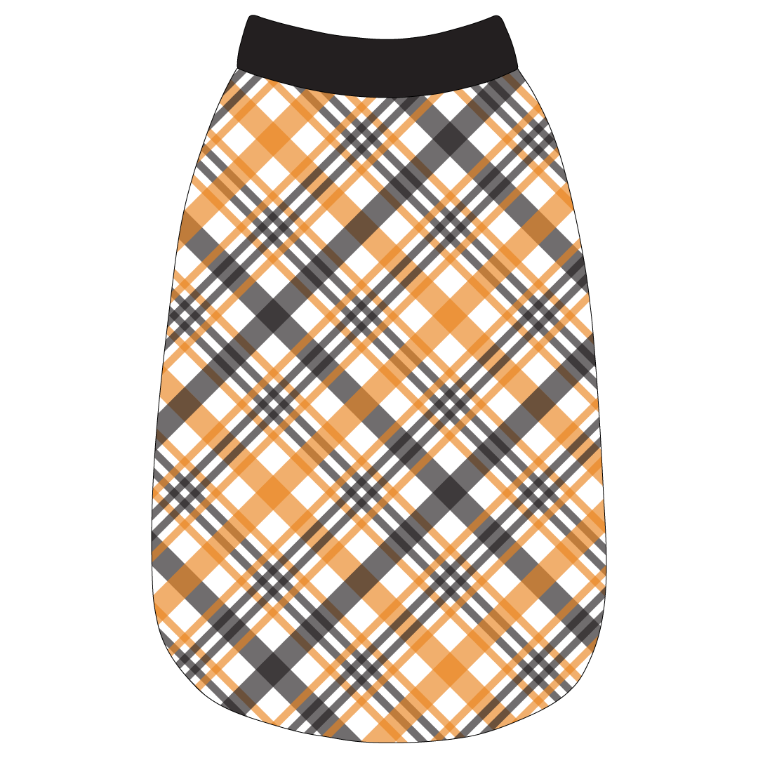 Plaid To The Bone - Halloween Plaid - The Basic Tank
