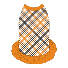 Plaid To The Bone - Halloween Plaid - The Tank With Skirt