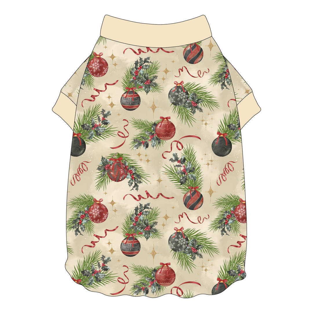 Hearthside Holiday - Heirloom Treasures - Flutter Waist Tee