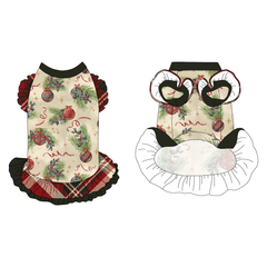 Hearthside Holiday - Heirloom Treasures - La Petite Shimmy Dress With Double Skirt