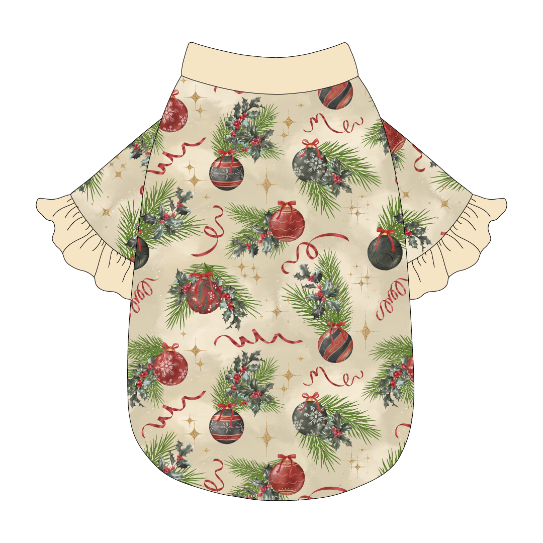 Hearthside Holiday - Heirloom Treasures - The Shimmy Edge Tee