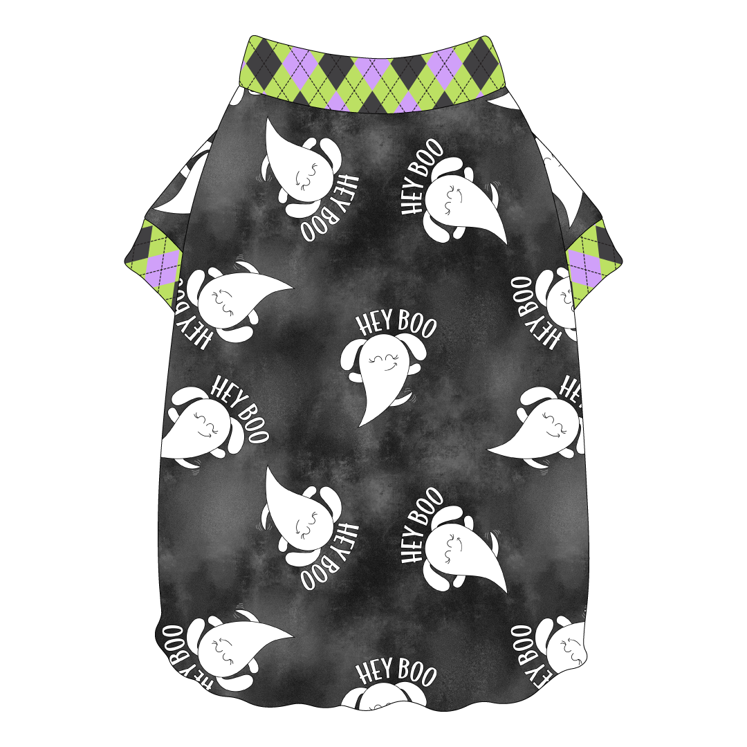 Hey Boo - Flutter Waist Tee