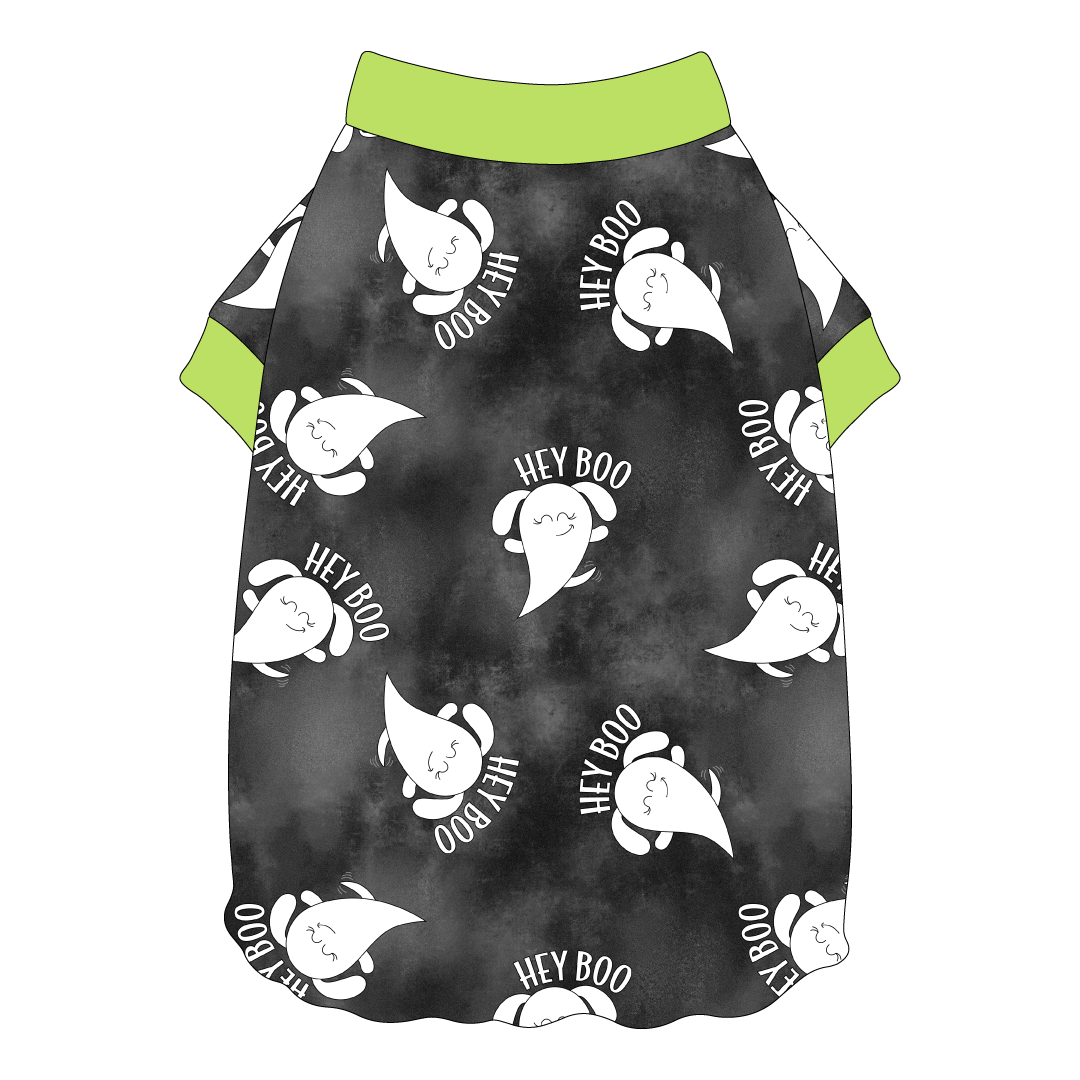 Hey Boo - Flutter Waist Tee