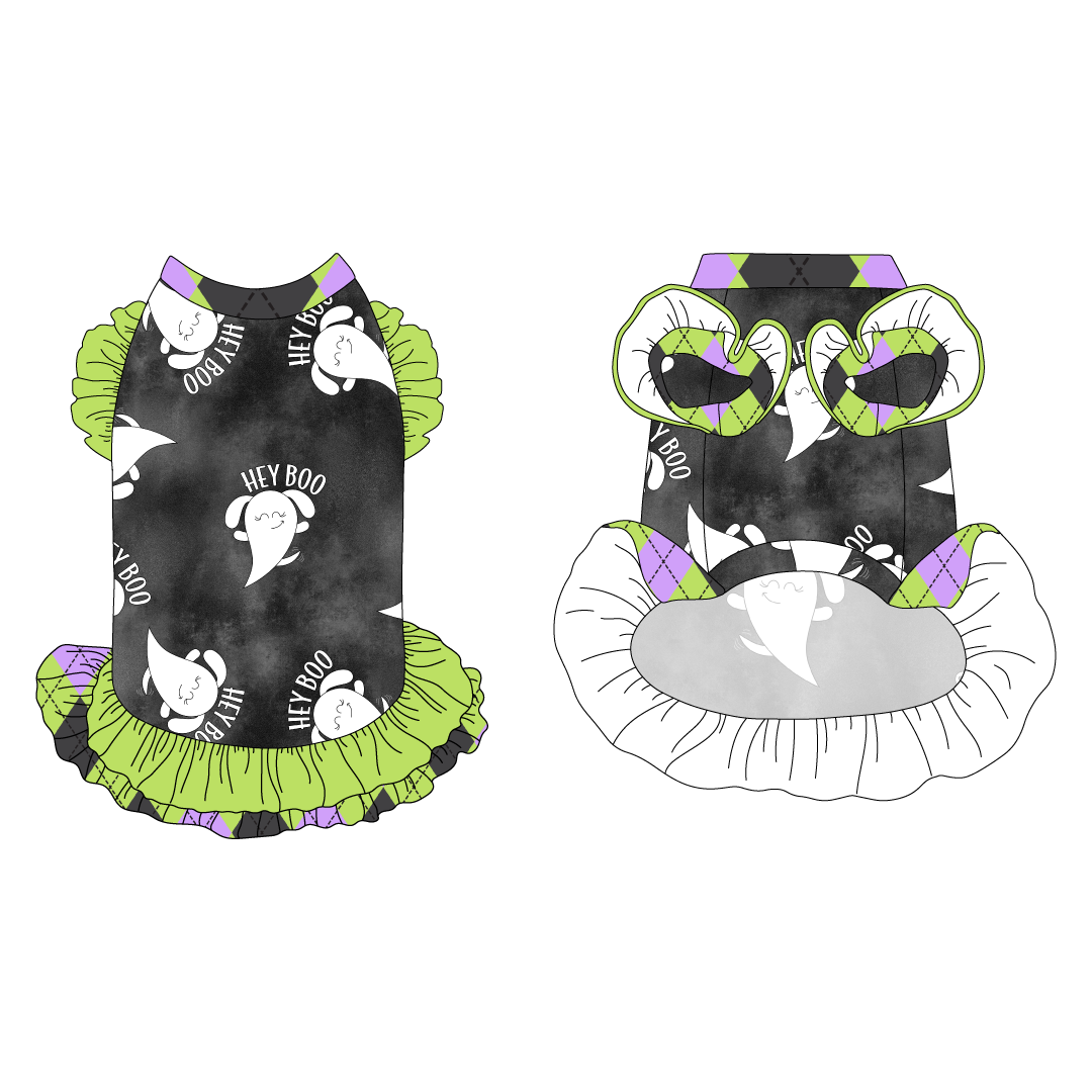 Hey Boo - La Petite Shimmy Dress With Double Skirt