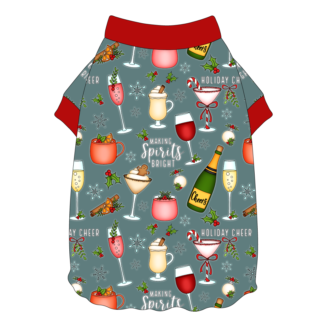 Holiday Cheer - Holiday Cheer - Flutter Waist Tee