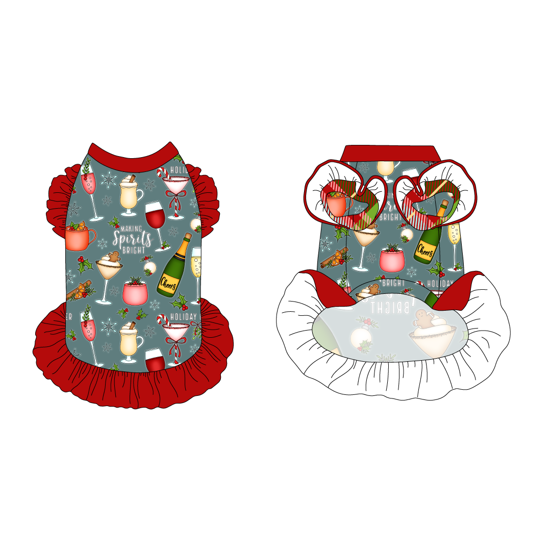Holiday Cheer - Holiday Cheer - La Petite Shimmy Dress