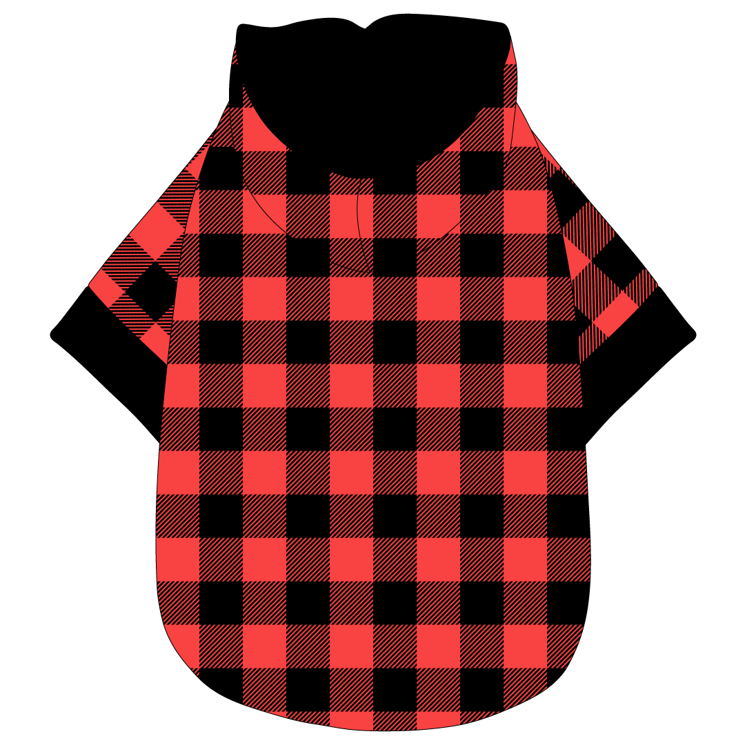 Twas The Night Before Christmas - Buffalo Plaid B/R - The Hoodie