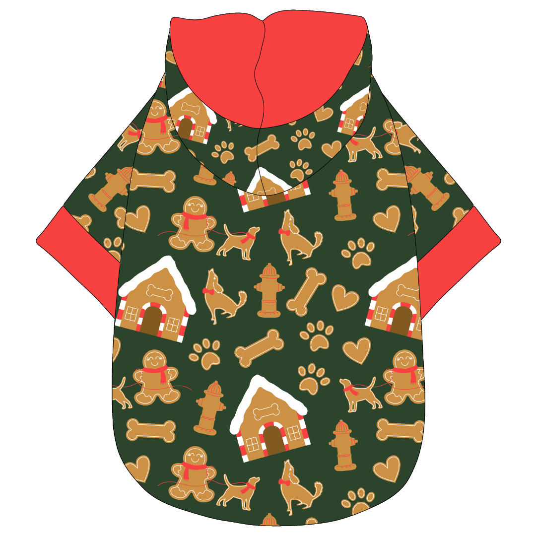 Twas The Night Before Christmas - Dog Gingerbread - The Hoodie