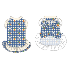 Hop & Proper - La Petite Shimmy Dress With Double Skirt