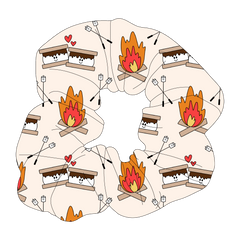 Let's Go Camping - I Love You S'more - The Scrunchie