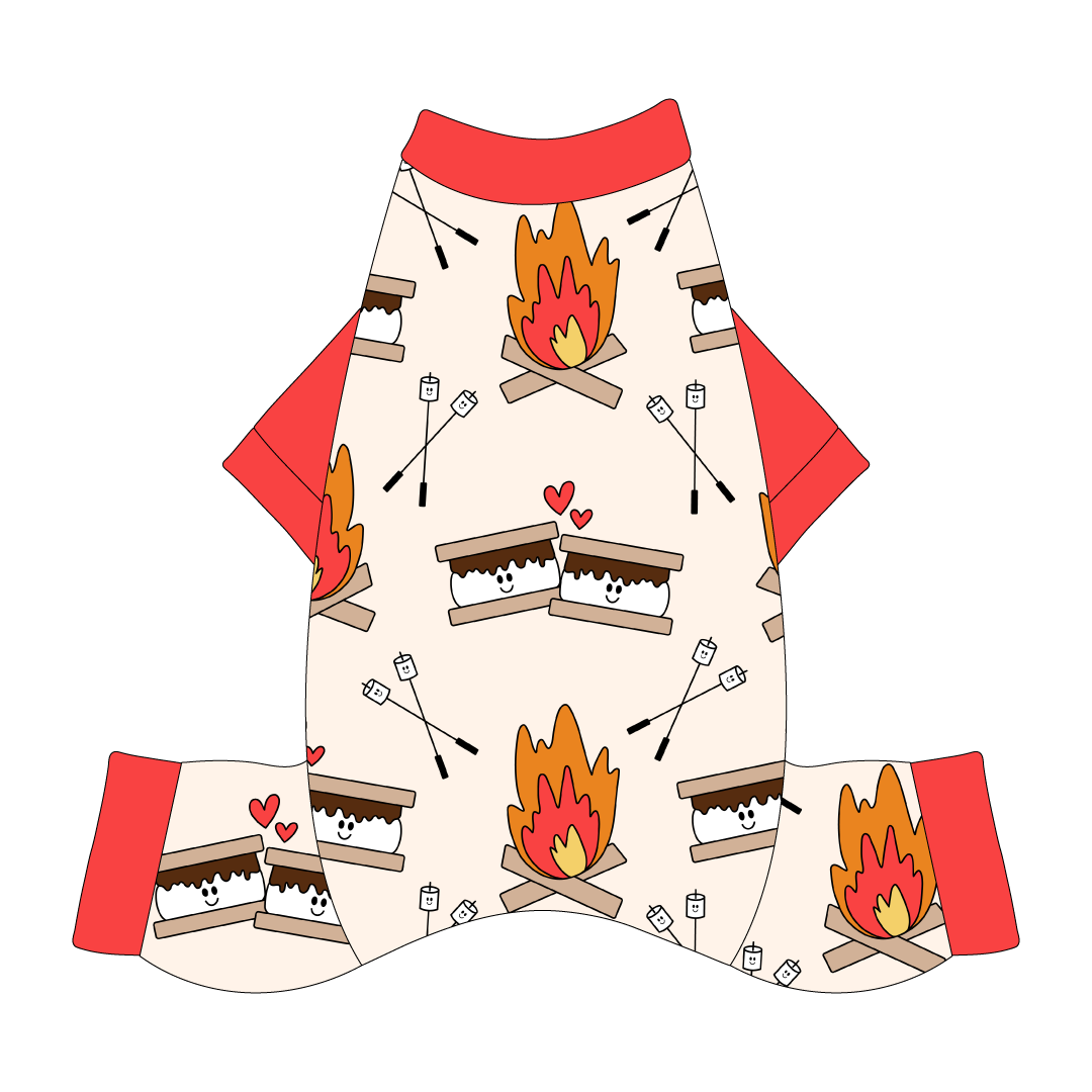 Let's Go Camping - I Love You S'more - Mon Ami Jammies