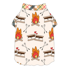 Let's Go Camping - I Love You S'more - Flutter Waist Tee