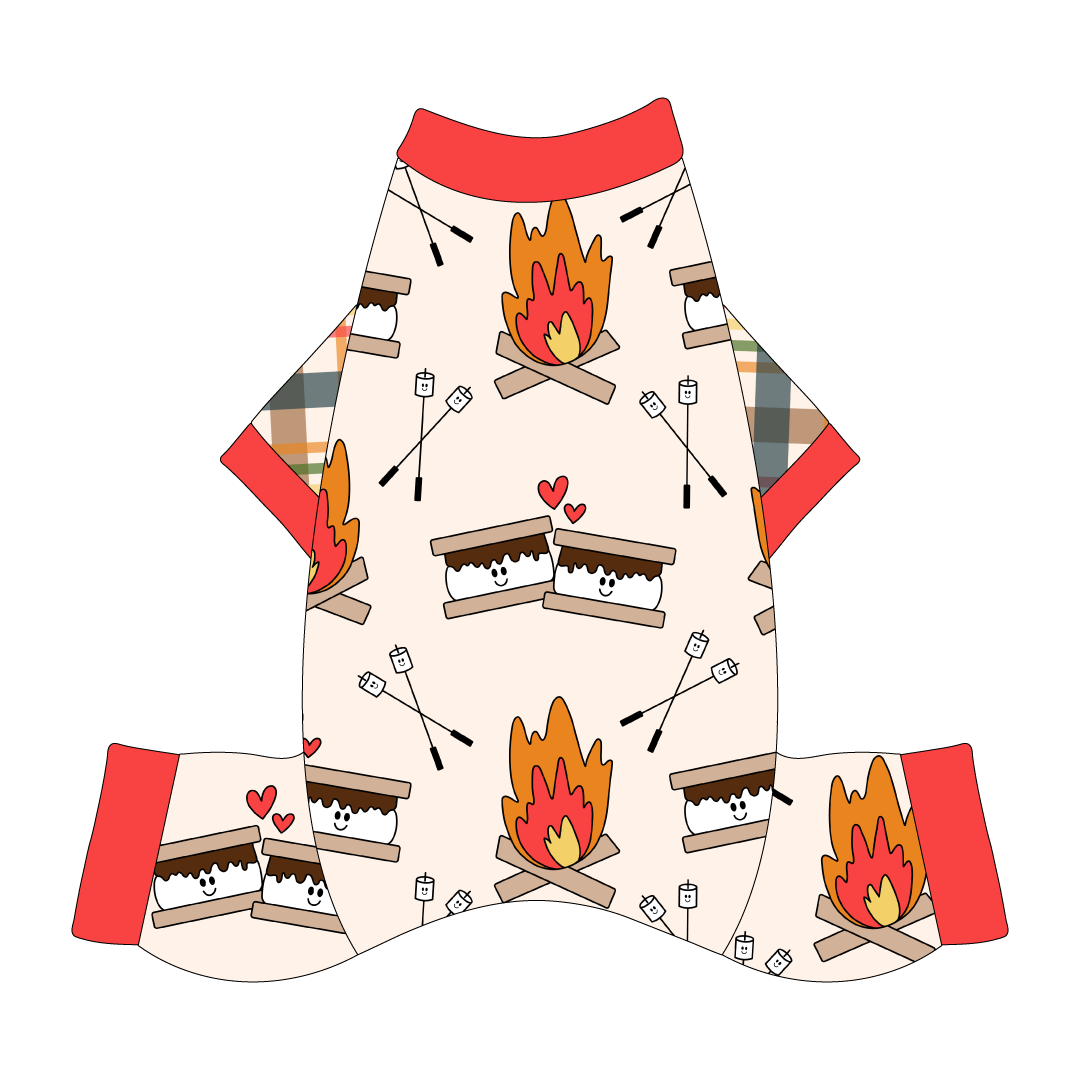 Let's Go Camping - I Love You S'more - Mon Ami Jammies