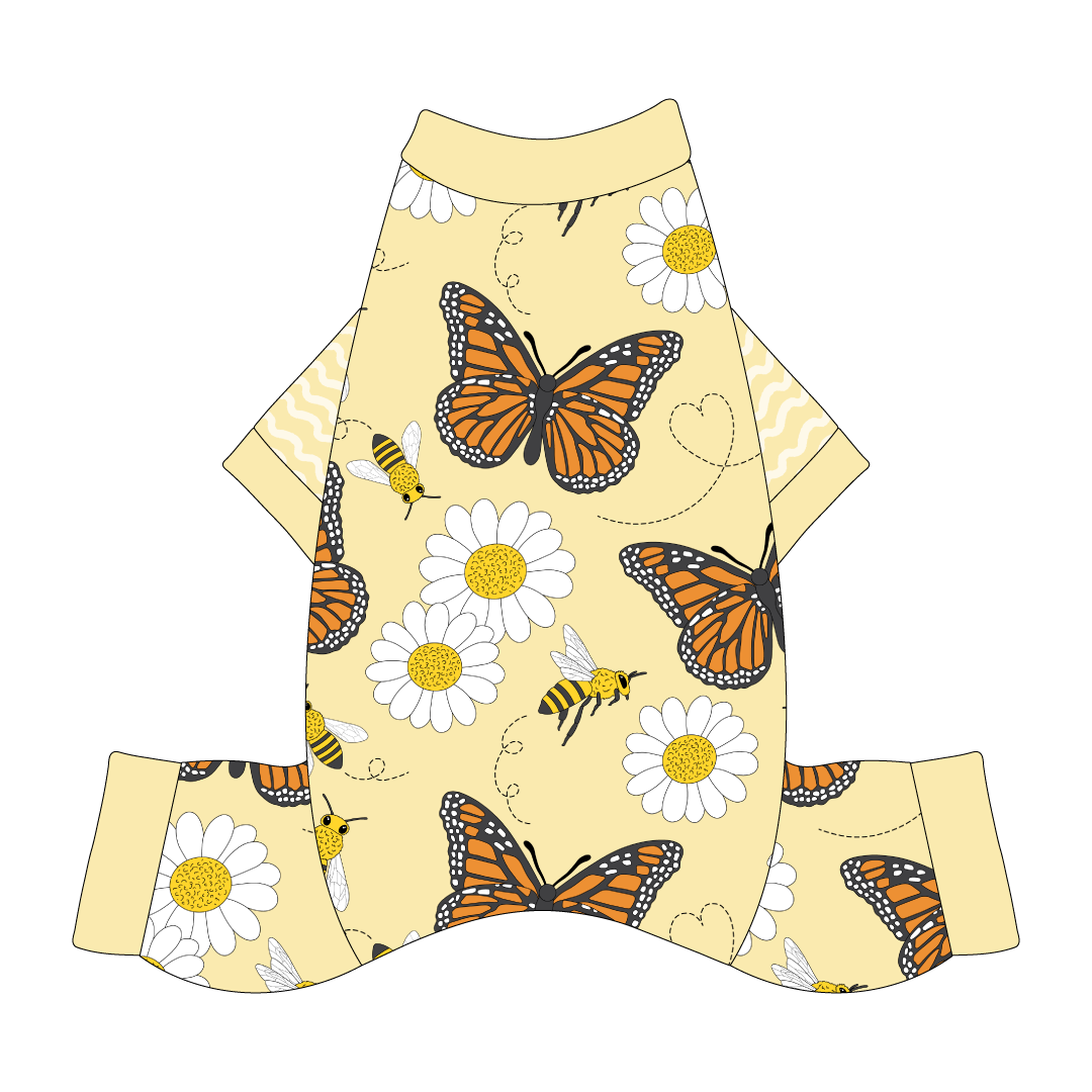 I'm Wildflower About You - Don't Worry Bee Happy - Mon Ami Jammies