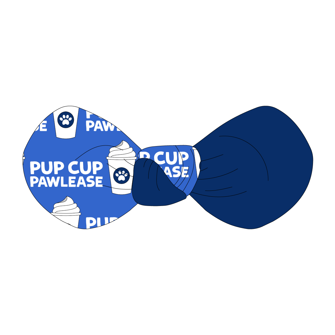 I Love You A Brunch - Pup Cup Pawlease - The Knot Bow