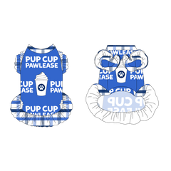 I Love You A Brunch - Pup Cup Pawlease - La Petite Shimmy Dress