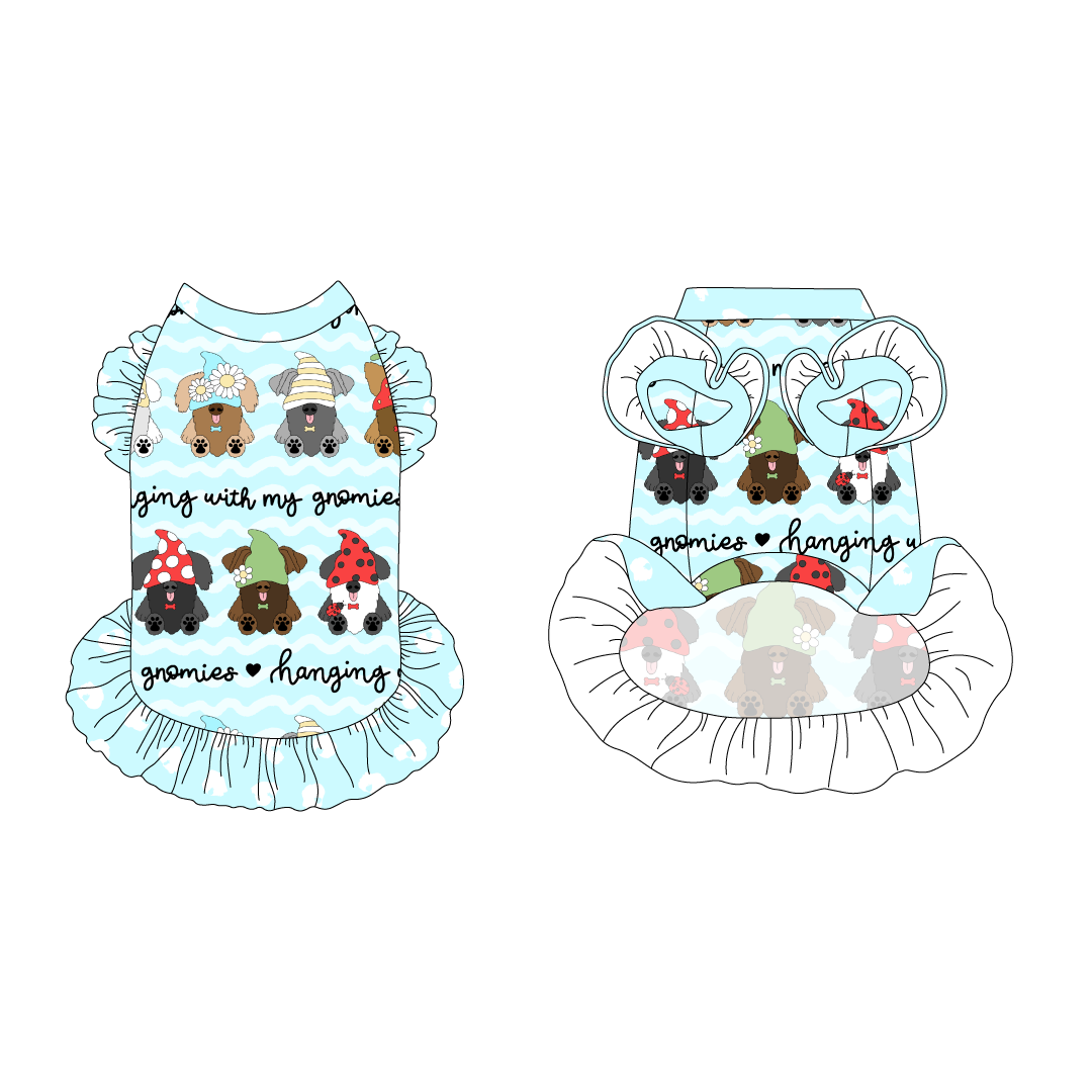 I'm Wildflower About You - Hanging With My Gnomies - La Petite Shimmy Dress