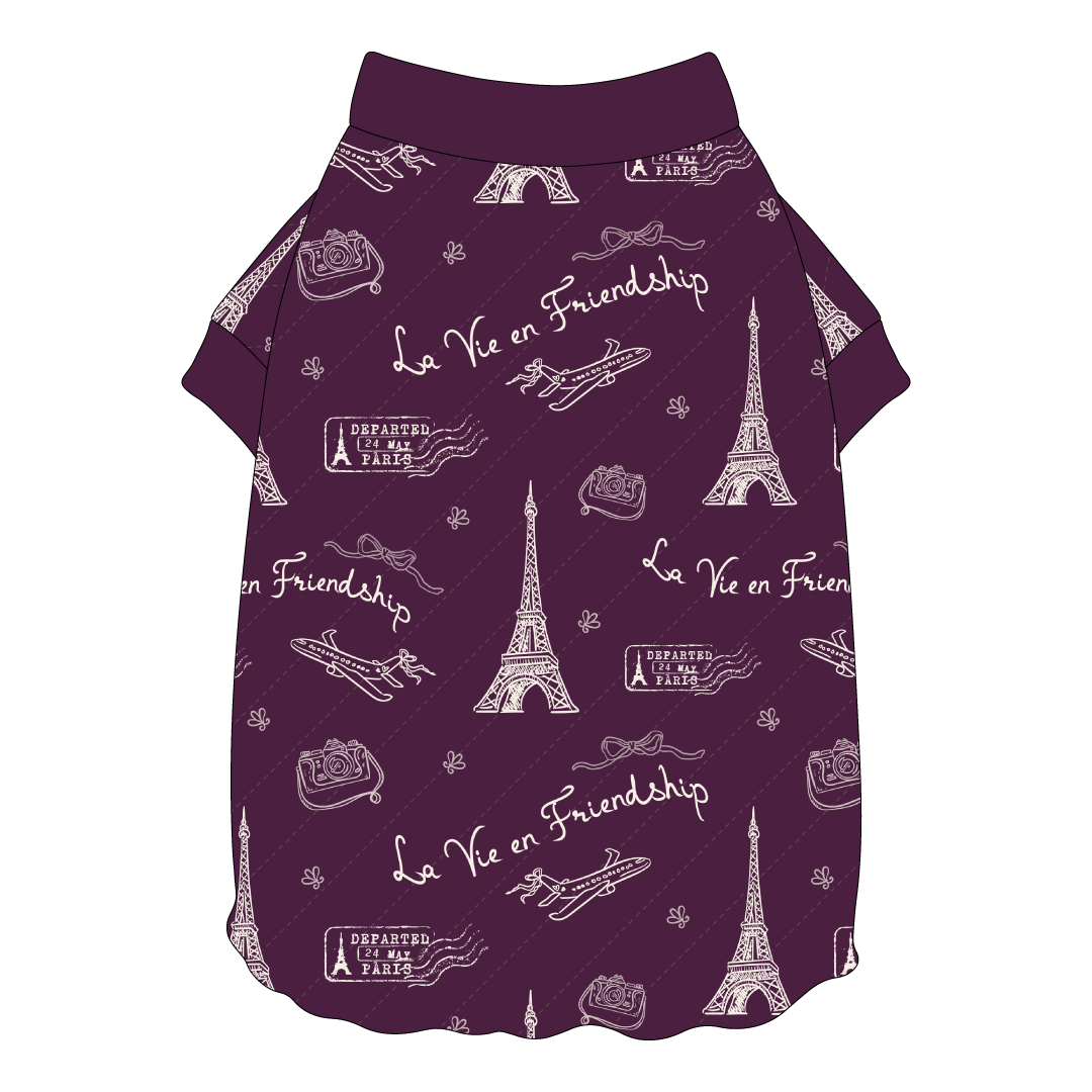 La Vie en Friendship - Flutter Waist Tee