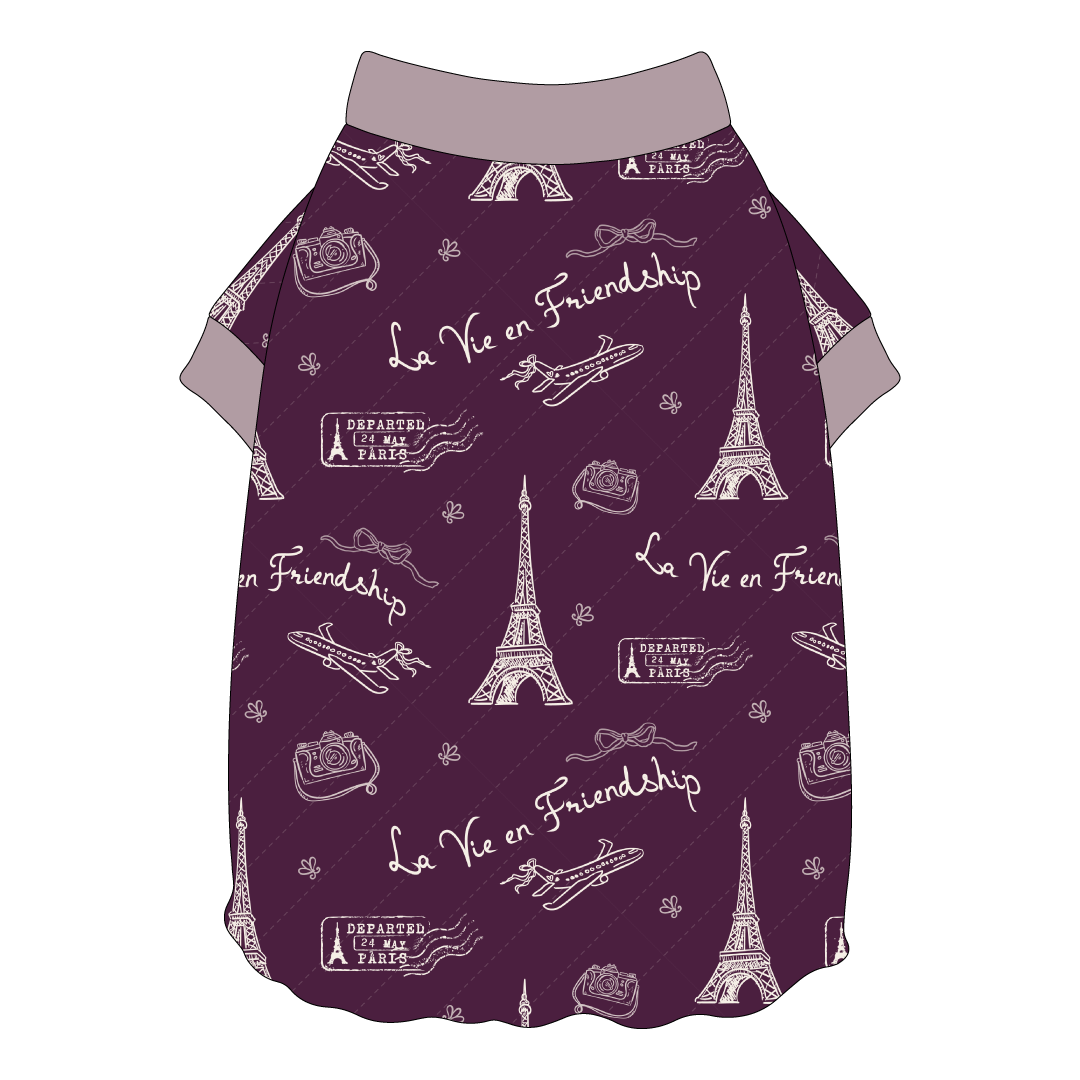 La Vie en Friendship - Flutter Waist Tee