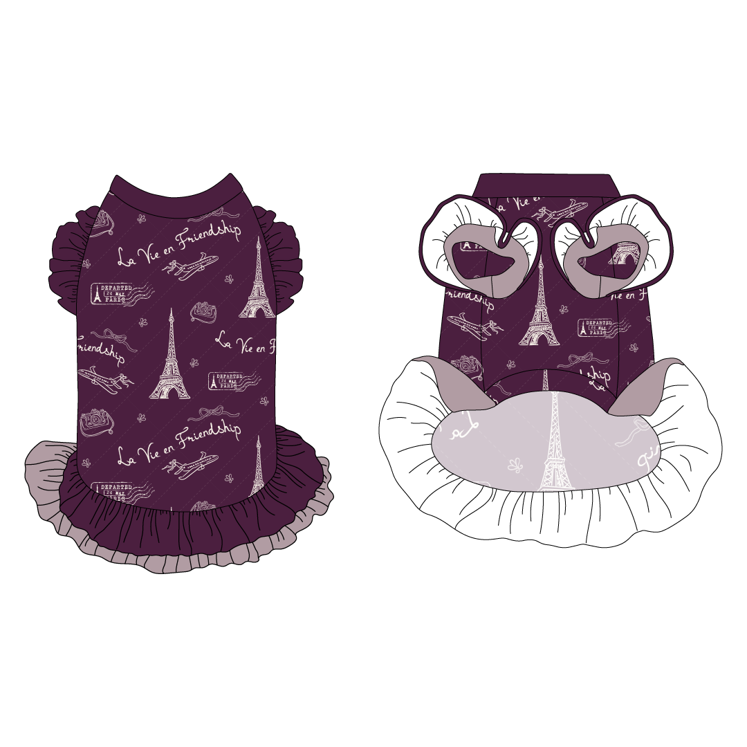La Vie en Friendship - La Petite Shimmy Dress With Double Skirt