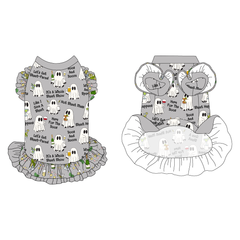 Let's Get Sheet-Faced - La Petite Shimmy Dress With Double Skirt