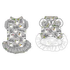 Let's Get Sheet-Faced - La Petite Shimmy Dress With Double Skirt