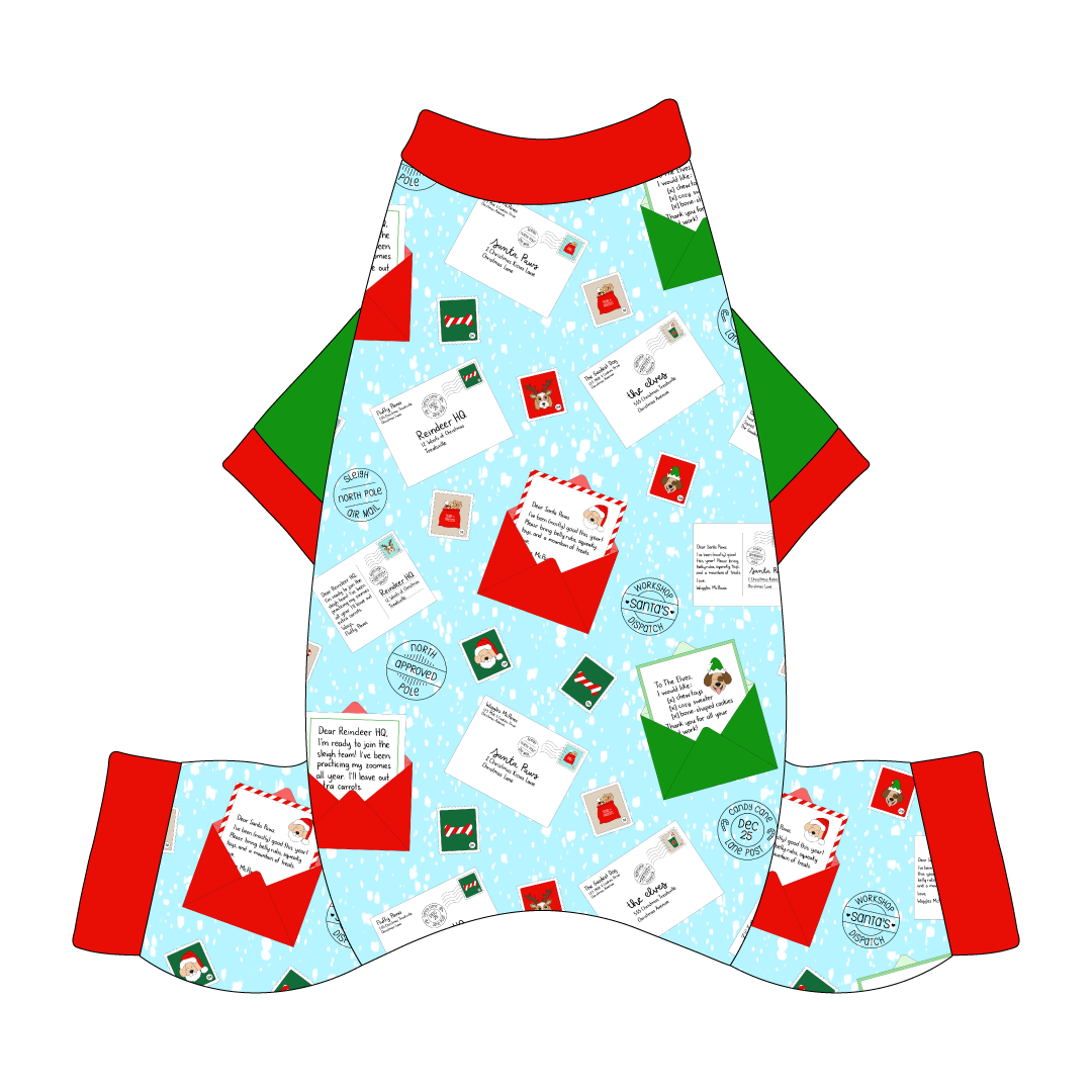 Letters To Santa Paws - Mon Ami Jammies