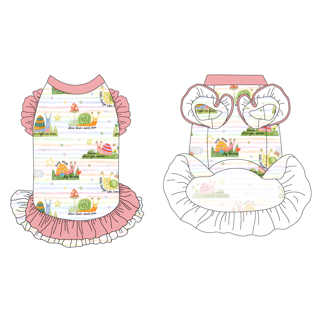 Little Things Take Time - La Petite Shimmy Dress With Double Skirt