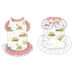 Little Things Take Time - La Petite Shimmy Dress With Double Skirt