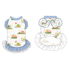 Little Things Take Time - La Petite Shimmy Dress With Double Skirt