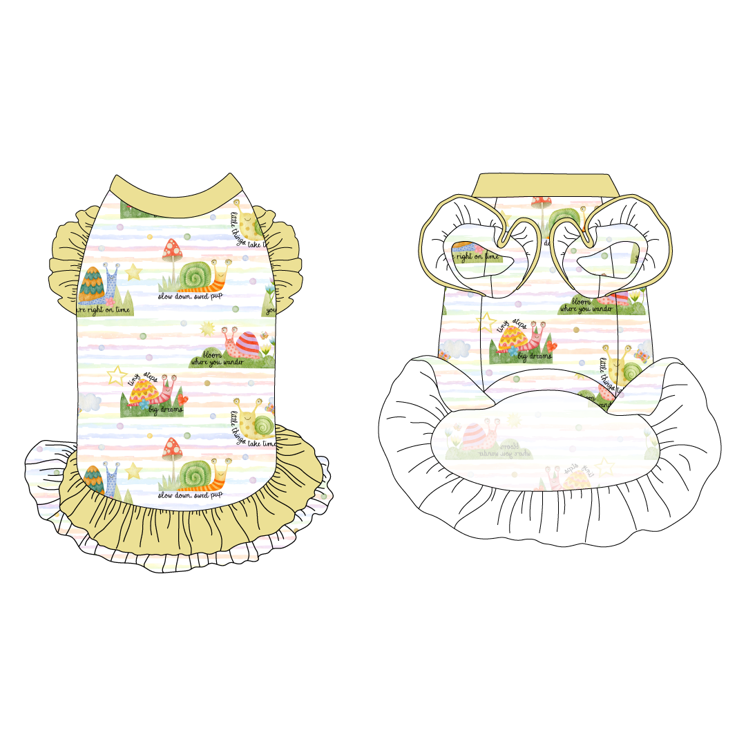 Little Things Take Time - La Petite Shimmy Dress With Double Skirt