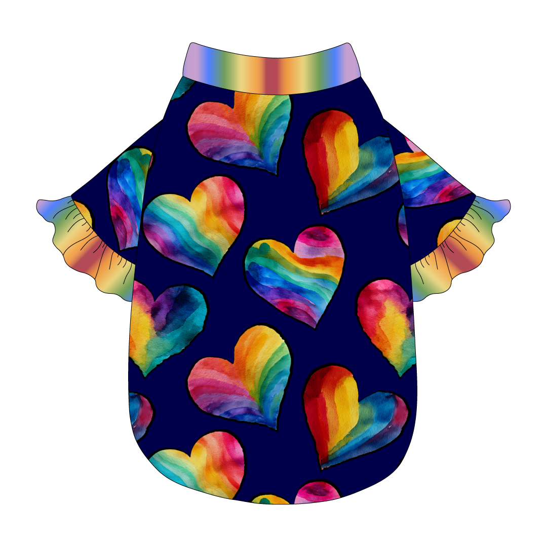 Love In Color - Love In Color - The Shimmy Edge Tee