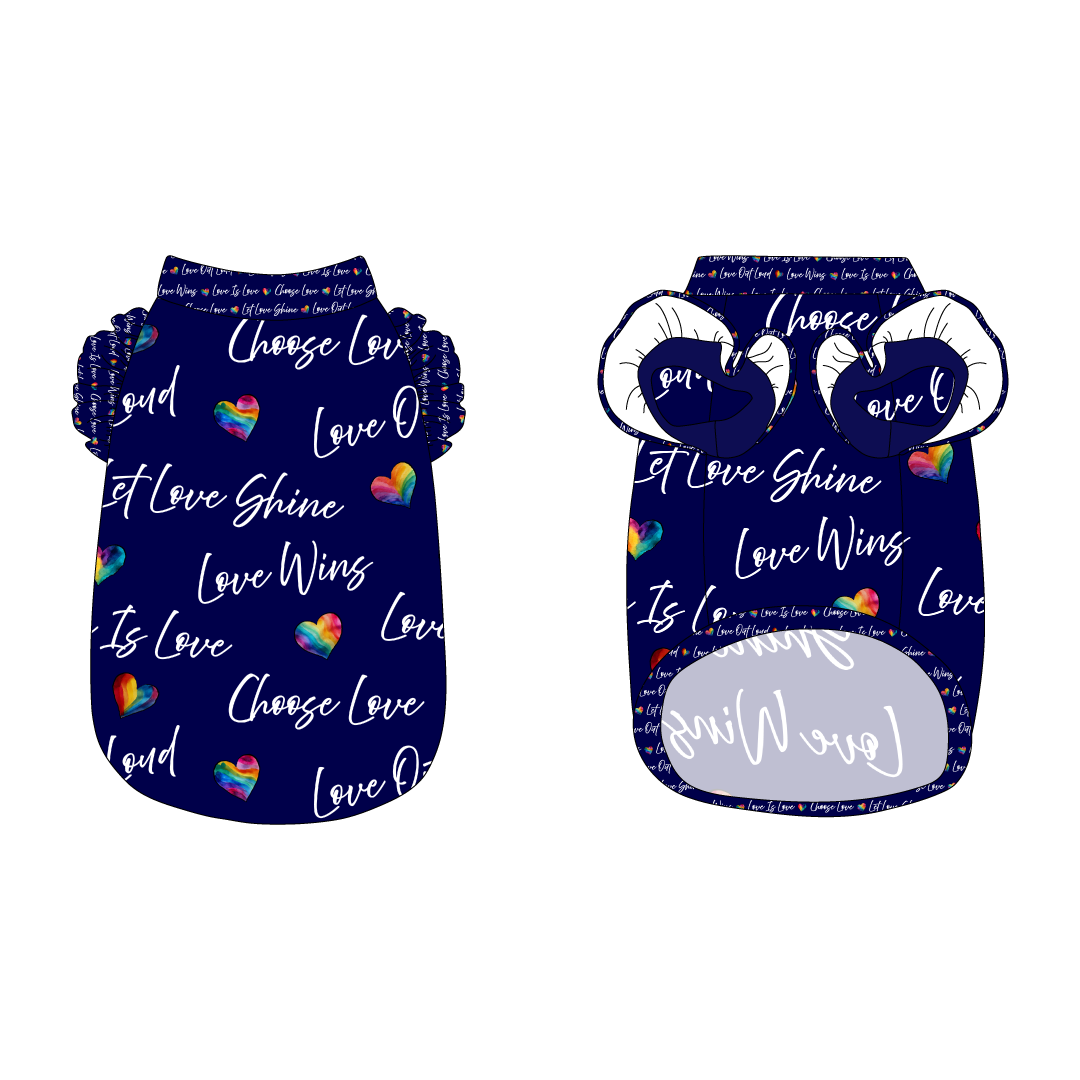 Love In Color - Love Out Loud - La Petite Shimmy Tank