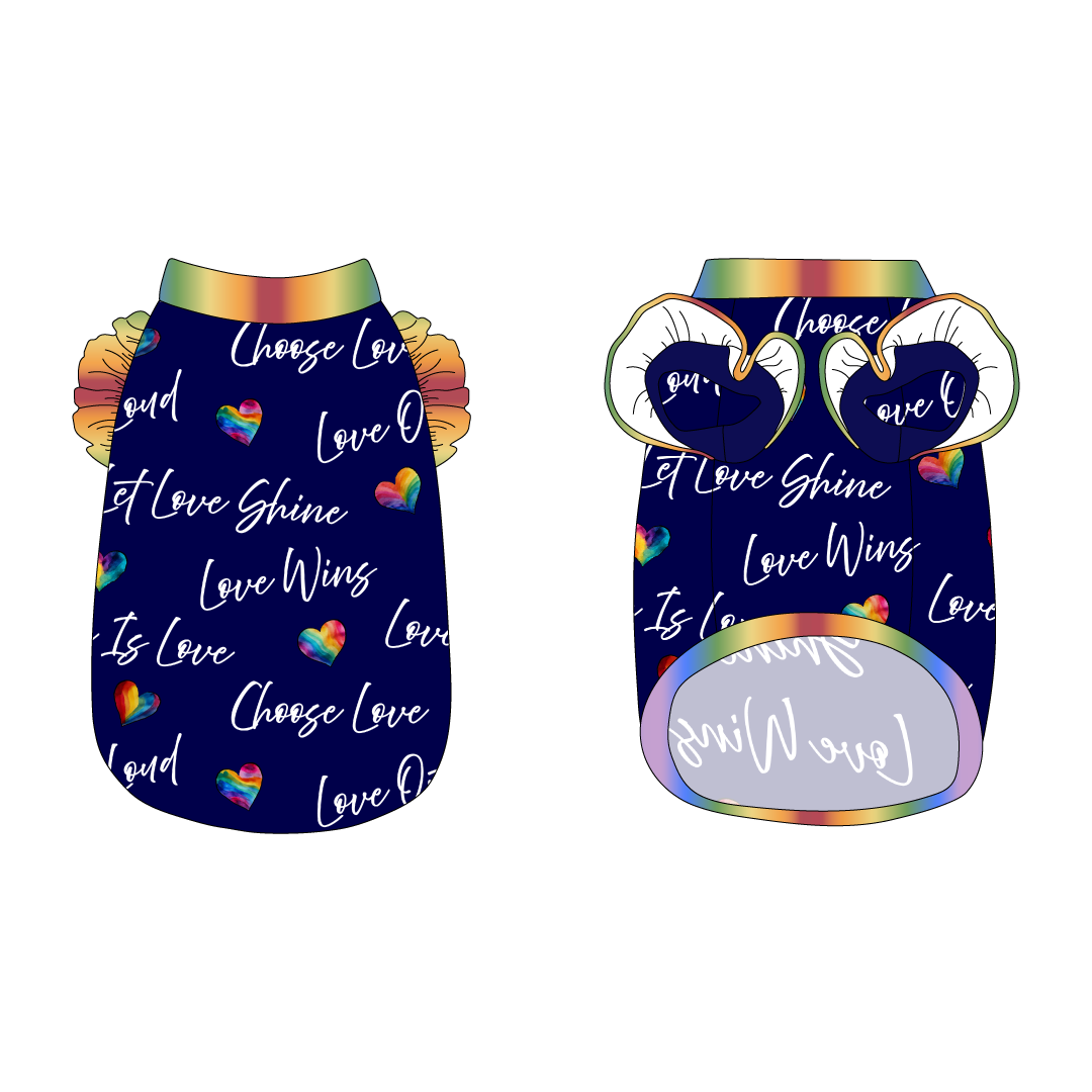 Love In Color - Love Out Loud - La Petite Shimmy Tank
