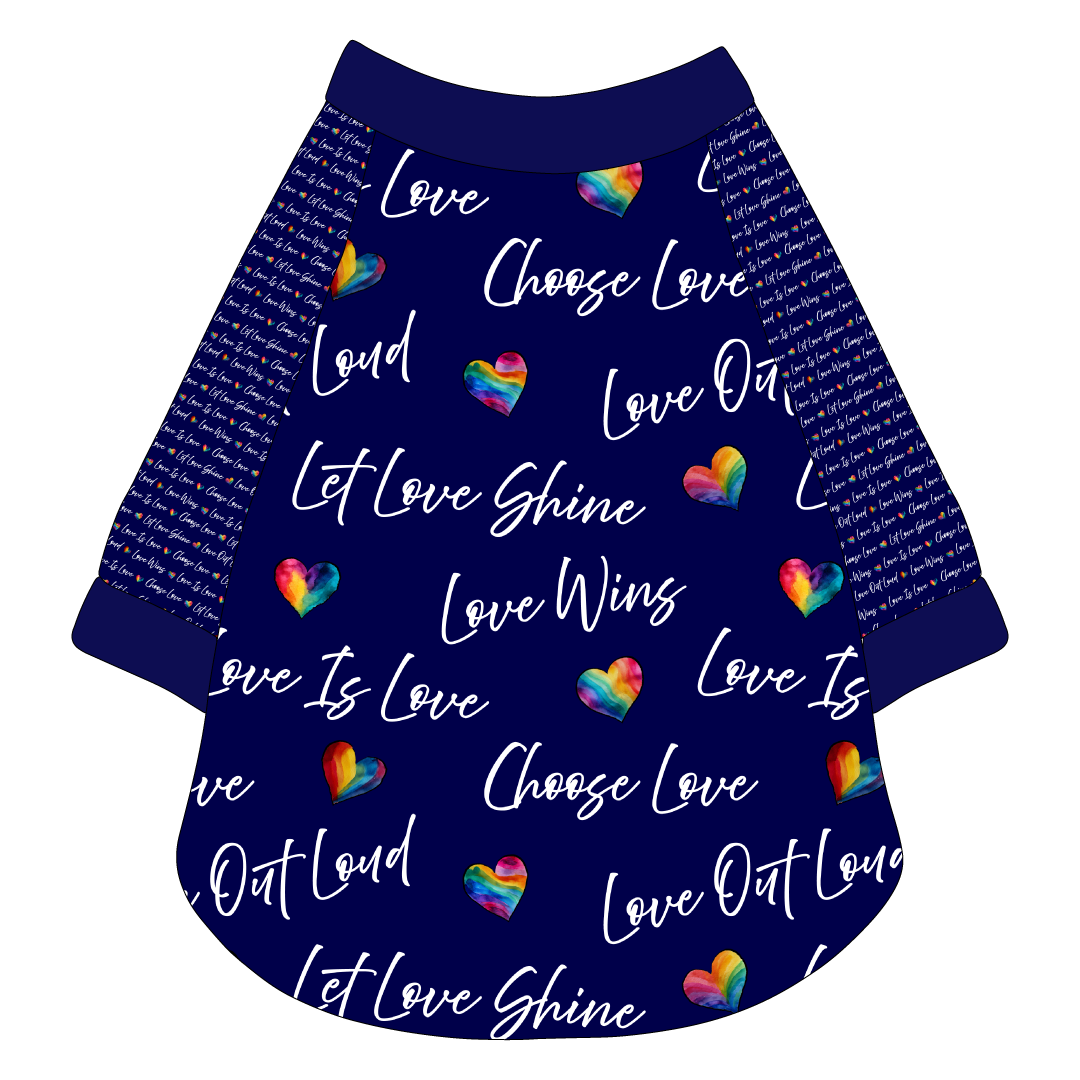 Love In Color - Love Out Loud - The Raglan Jersey