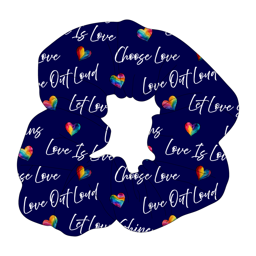 Love In Color - Love Out Loud - The Scrunchie