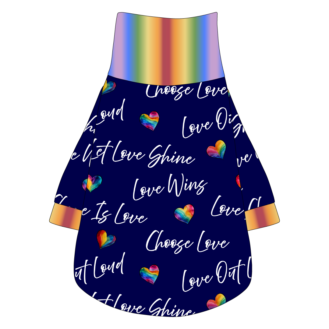 Love In Color - Love Out Loud - The Turtleneck Tee